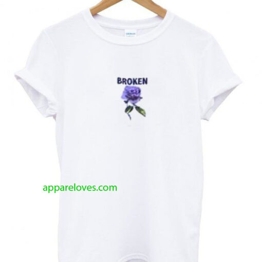 broken purple rose t-shirt thd