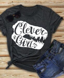 clever girl T-shirt ZNF08