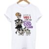 crazy cow lady T-shirt ZNF08