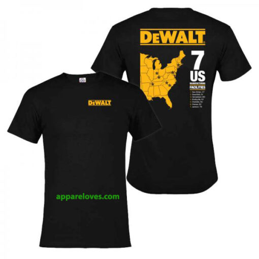 dewalt shirt (2side) thd