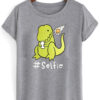 dino selfie tshirt