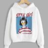 grey girl Hoodie ZNF08