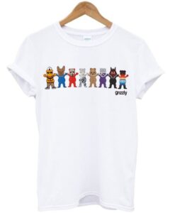 grizzly squad t-shirt ZNF08