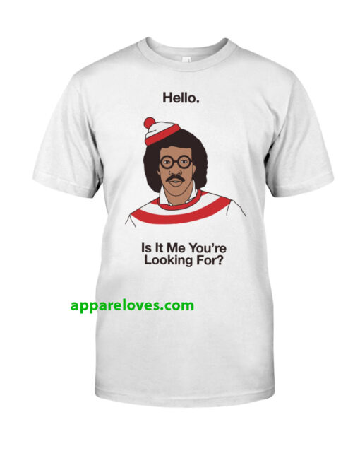hello lionel richie waldo t shirt thd