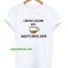 i survived lockdown with bailey's coffee crew t-shirt thd