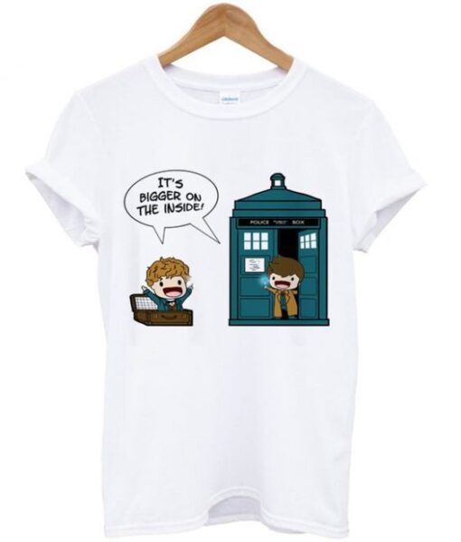it's bigger on the inside t-shirt ZNF08