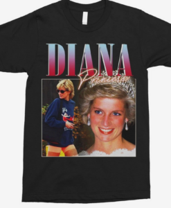 princess diana vintage unisex t-shirt thd