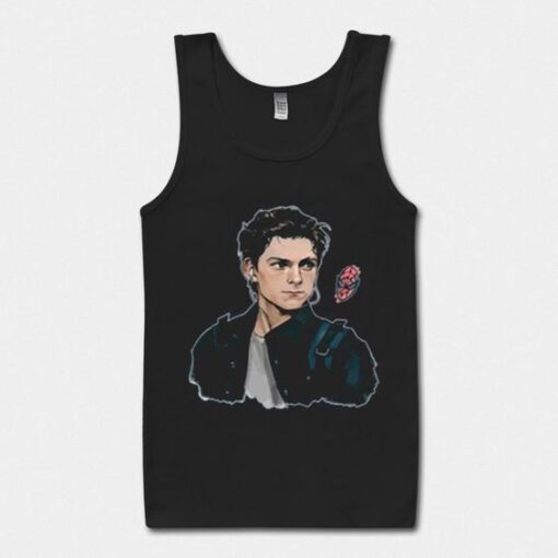 tom holland spiderman black tanktop ZNF08