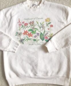 wild flowers of canada sweatshirt